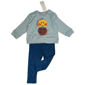 New Peek Essentials Smiley Face Change Your Point Of View Toddler Blue 6-12 Mo